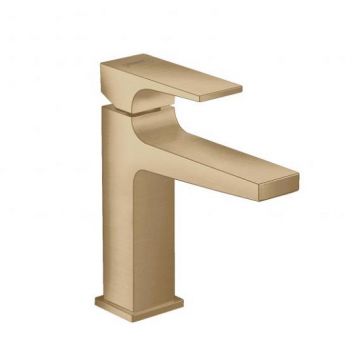 Baterie lavoar cu ventil Hansgrohe Metropol bronz satinat