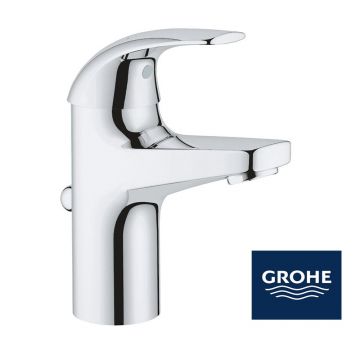 Baterie lavoar Grohe Start Curve, monocomanda, cartus ceramic, set evacuare, marimea S-23805000