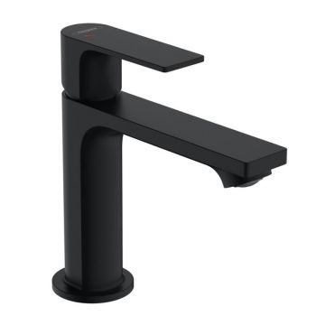 Baterie lavoar Hansgrohe Rebris E 110 cool start, ventil pop-up, negru mat - 72559670