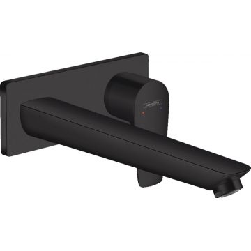 Baterie lavoar Hansgrohe Talis E cu pipa 225 mm, negru mat - 71734670