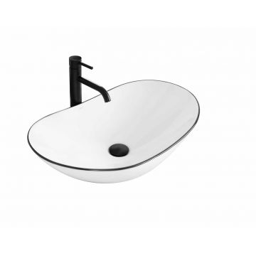 Lavoar pe blat REA Royal Black Edge 62 cm