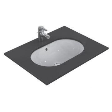 Lavoar Ideal Standard Connect Oval 62x41cm, montare sub blat, alb - E505001