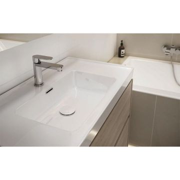 Lavoar pentru mobilier,Cersanit, Crea, latime de 46x101  cm, alb