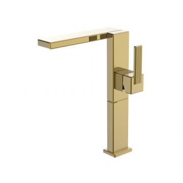 Baterie inalta lavoar Wellis Aurum, auriu - Culoare Gold
