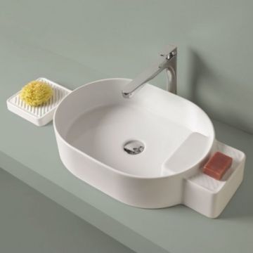Lavoar Artceram Cartesio, 58x36 cm, alb - Dimensiune 58cm