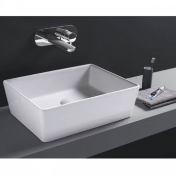 Lavoar Hatria Happy Hour 11:00 S, 38x50 cm, alb - Dimensiune 50cm Lavoar Hatria Happy Hour 11:00 S, 38x50 cm, alb - Dimensiune 50cm