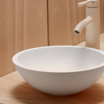 Lavoar pe blat Bathco Polaris 30 cm, alb - Dimensiune 30 cm