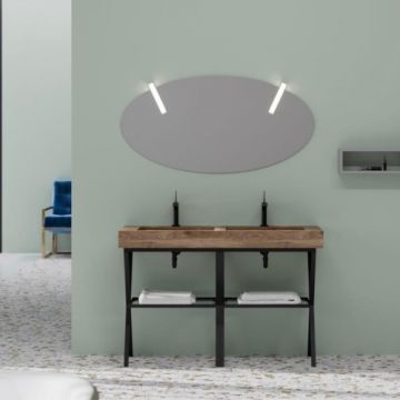 Lavoar Savinidue Idea HPL cu 2 cuve, 120 cm - Dimensiune 120 cm