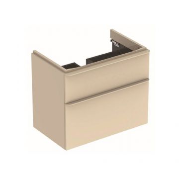 Mobilier suspendat Geberit Smyle 74 cm, gri nisip - Dimensiune 74 cm