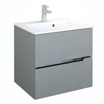 Mobilier suspendat Oristo Silver 60 cm, gri mat - Dimensiune 60cm