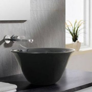 Lavoar Bathco Nordic, 42x22 cm, negru - Dimensiune 42cm