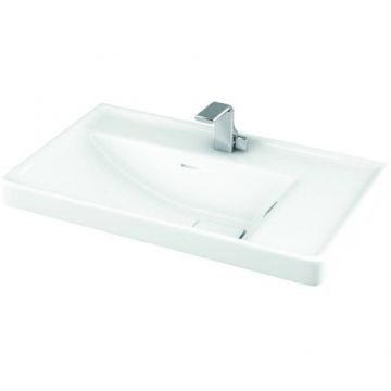 Lavoar Karag Quattro 8060, 60x38x19 cm, alb - Dimensiune 60cm