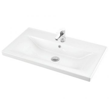 Lavoar Karag Sava 2100, 100x46x16,5 cm, alb - Dimensiune 100cm