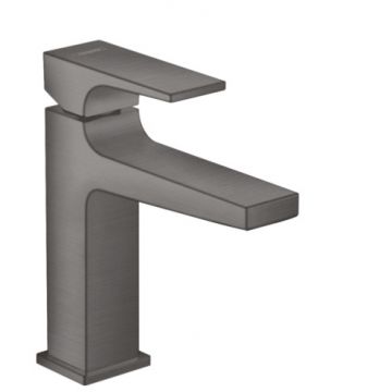 Baterie lavoar Hansgrohe Metropol 110  ventil push-open  negru periat