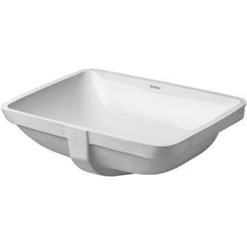 Lavoar Duravit Starck 3 49cm  fara orificiu baterie  montare sub blat