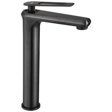Baterie pentru lavoar Rea Blade High, negru mat