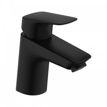 Baterie lavoar Hansgrohe Logis 70, negru mat, cu ventil - Culoare Negru