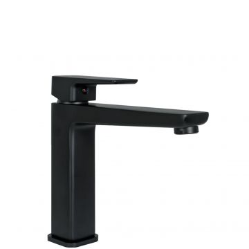 Baterie pentru lavoar Rea Orix Low, negru mat
