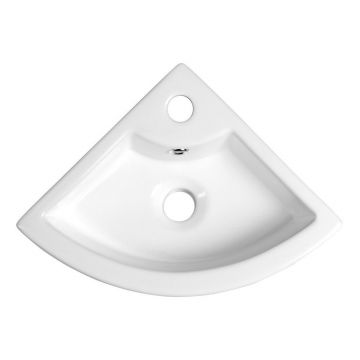 Chiuvetă mică pentru WC albă din ceramică 33x33 cm Gynt – Sapho