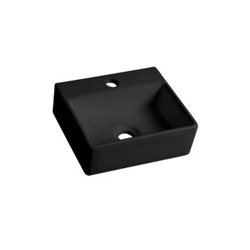 Chiuvetă mică pentru WC neagră din ceramică 33,5x29 cm Giulia – Sapho