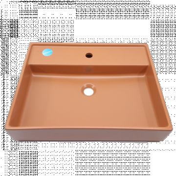 Lavoar   chiuveta baie 60cm x 46cm, cu orificiu pentru baterie, fara orificiul preaplin   7414B077-0661