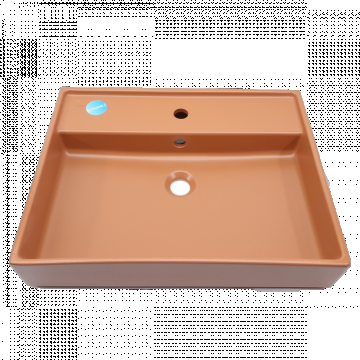 Lavoar   chiuveta baie 60cm x 46cm, cu orificiul pentru baterie si preaplin   7414B077-0631