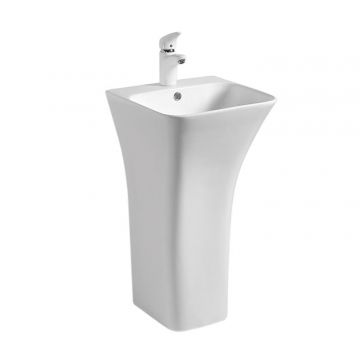 Lavoar freestanding 45.5 cm ceramic alb lucios – Rea Ada Slim