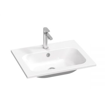 Lavoar Ravak Concept Chrome Slim 60x49cm  montare pe mobilier  alb