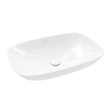 Lavoar tip bol Villeroy & Boch Loop & Friends 62x42cm  fara orificiu baterie  fara preaplin  Alb Alpin