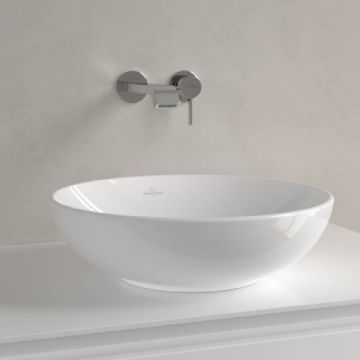 Lavoar Villeroy&Boch Loop&Friends rotund, 42 cm, alb, lucios - Dimensiune 42x42 cm