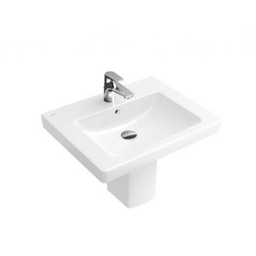 Lavoar Villeroy & Boch suspendat, Subway 2.0, 60 cm, finisaj alb alpin