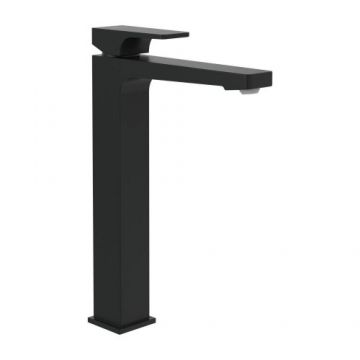 Baterie inalta lavoar Villeroy & Boch Architectura Square, cu ventil, negru - Culoare Negru