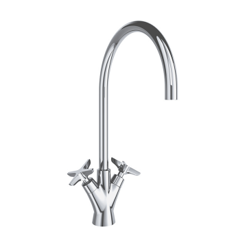 Baterie lavoar, Adagio, fara ventil, dubla comanda, crom lucios, Ramon Soler