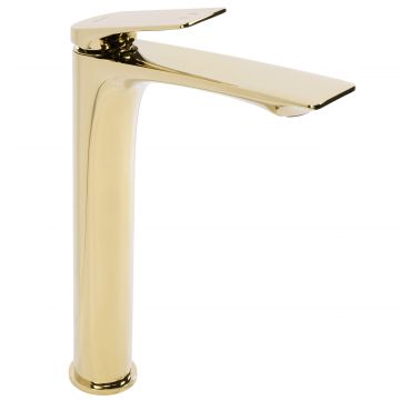 Baterie lavoar Rea Avalon, auriu lucios, inalta