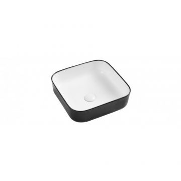 Lavoar pe blat Wellis Azalea B&W - Culoare Negru