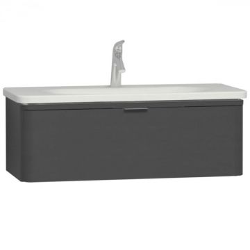 Unitate de baza lavoar baie 100cm, cu 1 drawer, anthracite inalt gloss   56140