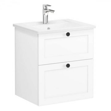 Unitate de baza lavoar baie, cu doua sertare 60cm alb mat, cu angular lavoar   chiuveta baie   68834