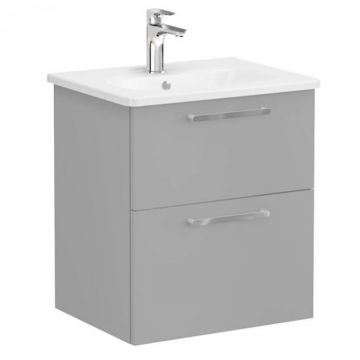 Unitate de baza lavoar baie, cu doua sertare 60cm mat rock grey, cu rounded lavoar   chiuveta baie   69527