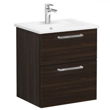 Unitate de baza lavoar baie, cu doua sertare 60cm walnut, cu angular lavoar   chiuveta baie   66288