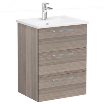 Unitate de baza lavoar baie, cu trei sertare 60cm cordoba, cu angular lavoar   chiuveta baie   68336