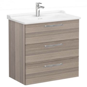 Unitate de baza lavoar baie, cu trei sertare 80cm, cordoba, cu classical lavoar   chiuveta baie   68368