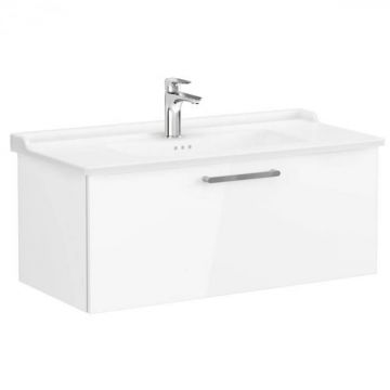 Unitate de baza lavoar baie, cu un sertar 100cm, inalt gloss alb, cu classical lavoar   chiuveta baie   68258