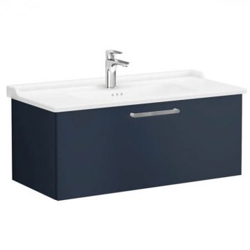 Unitate de baza lavoar baie, cu un sertar 100cm, mat dark albastru, cu classical lavoar   chiuveta baie   68264