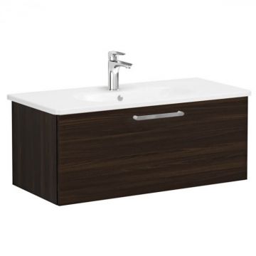 Unitate de baza lavoar baie, cu un sertar 100cm, walnut, cu rounded lavoar   chiuveta baie   68256