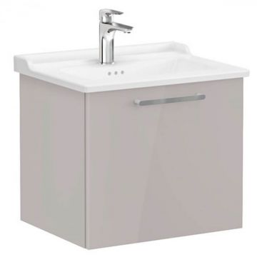 Unitate de baza lavoar baie, cu un sertar 60cm inalt gloss sahara beige, cu classical lavoar   chiuveta baie   68213