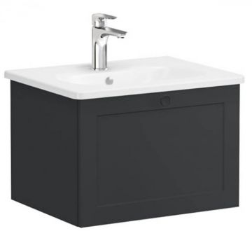 Unitate de baza lavoar baie, cu un sertar 60cm mat graphite, cu rounded lavoar   chiuveta baie   68782