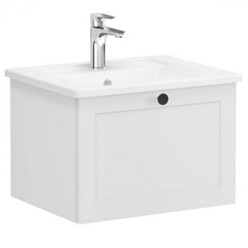 Unitate de baza lavoar baie, cu un sertar 60cm mat gri deschis, cu angular lavoar   chiuveta baie   68772