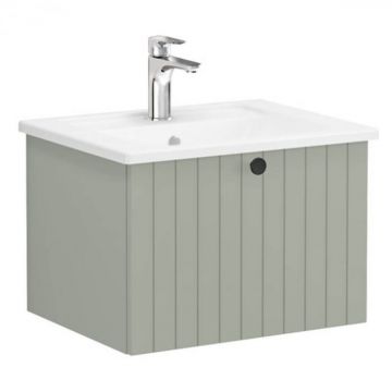 Unitate de baza lavoar baie, cu un sertar 60cm mat retro green, cu angular lavoar   chiuveta baie   69351