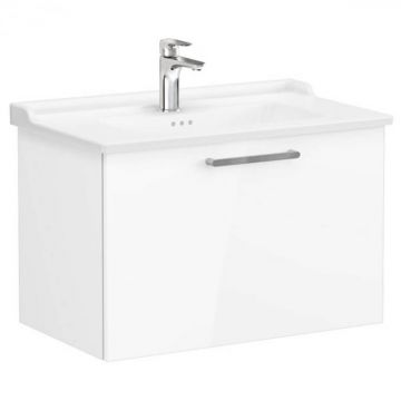 Unitate de baza lavoar baie, cu un sertar 80cm, inalt gloss alb, cu classical lavoar   chiuveta baie   68228