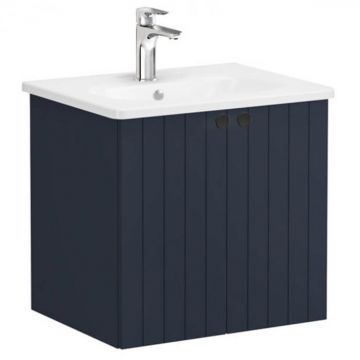 Unitate de baza lavoar baie, cu usi 60cm mat dark albastru, cu rounded lavoar   chiuveta baie   69273